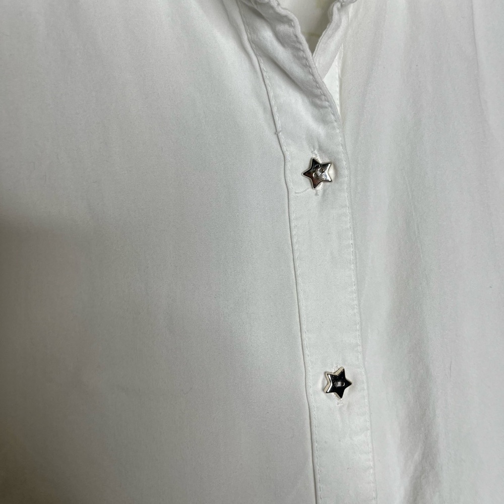 Sailor Moon Her Universe White Constellation Top Blouse Embroidered - Picture 5 of 7